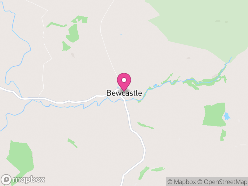 Map of Bewcastle, Cumberland