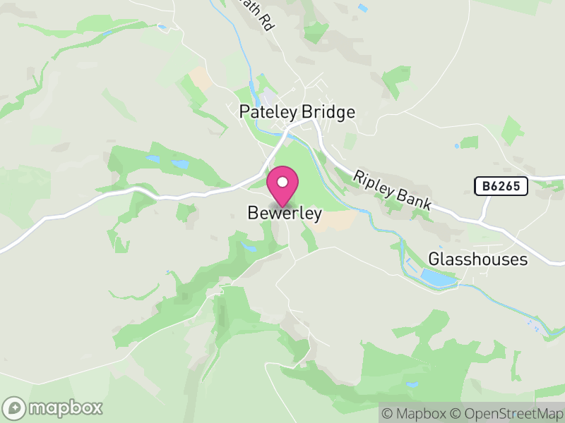 Map of Bewerley, North Yorkshire