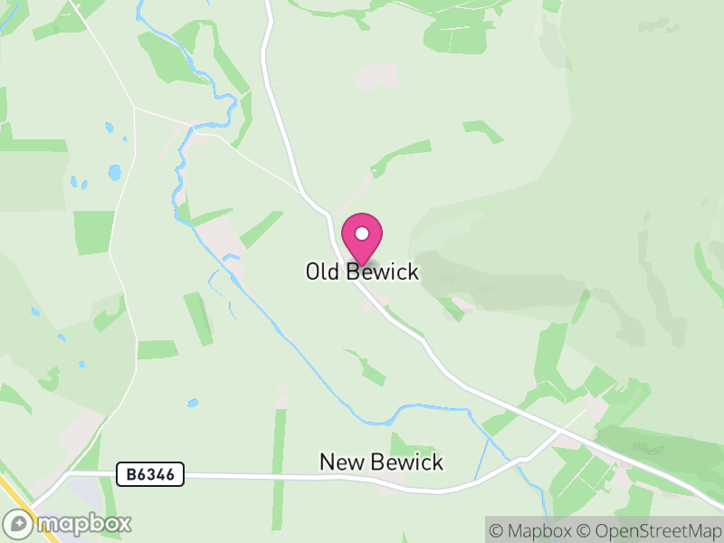 Map of Bewick, Northumberland