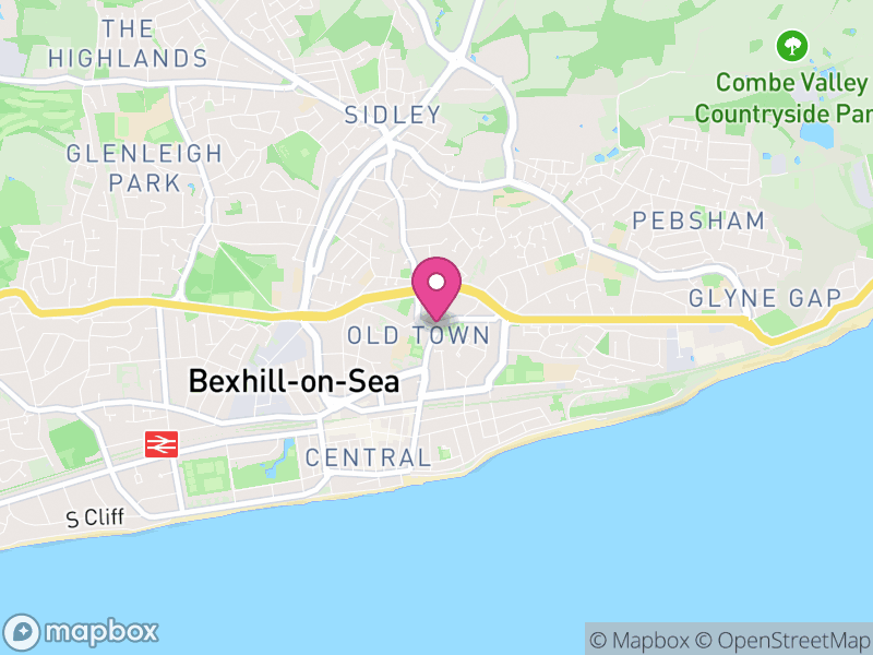 Map of Bexhill