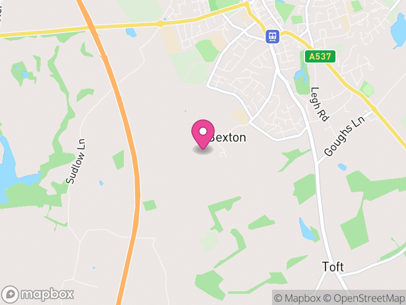 Map of Bexton, Cheshire East