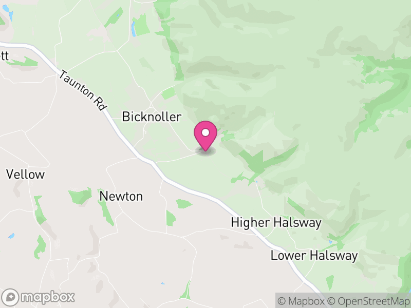 Map of Bicknoller, Somerset
