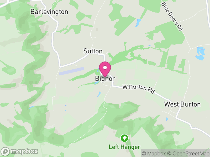 Map of Bignor, Chichester