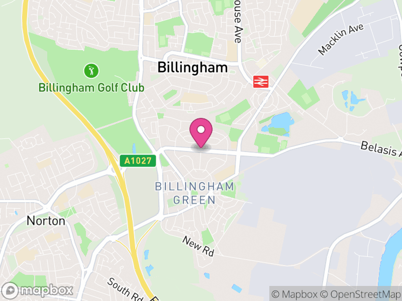 Map of Billingham, Stockton-on-Tees