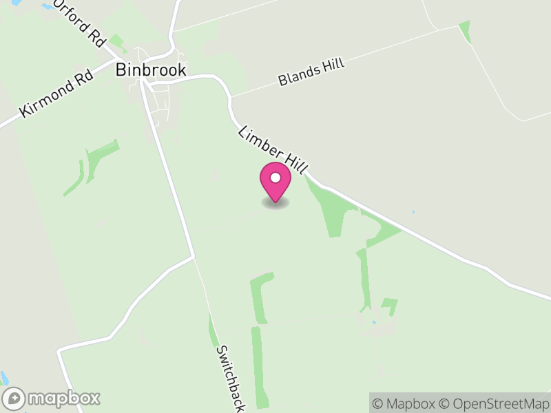 Map of Binbrook, East Lindsey