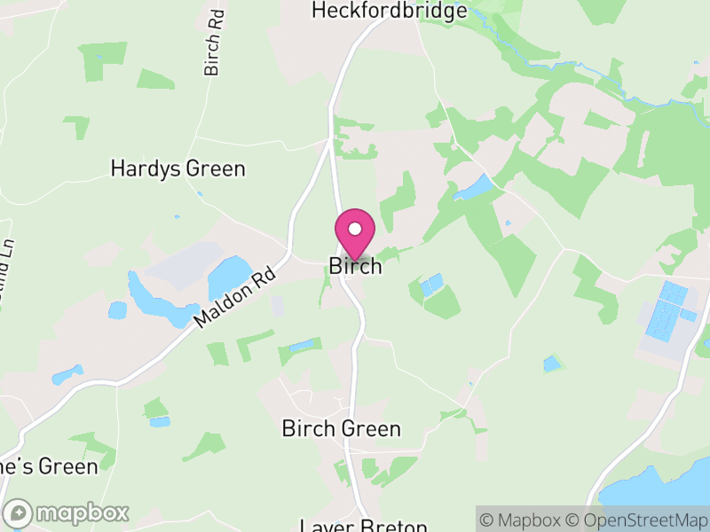 Map of Birch, Colchester