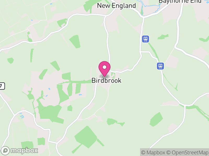 Map of Birdbrook, Braintree