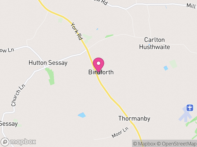 Map of Birdforth, North Yorkshire