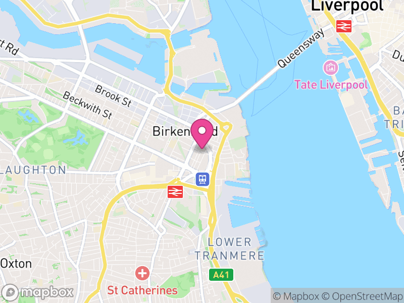 Map of Birkenhead