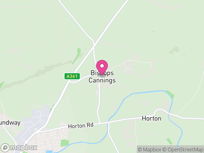 Map of Bishops Cannings, Wiltshire