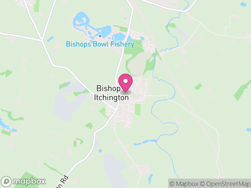 Map of Bishops Itchington, Stratford-on-Avon