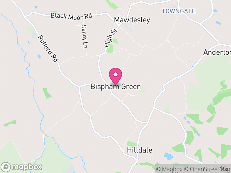Map of Bispham, West Lancashire