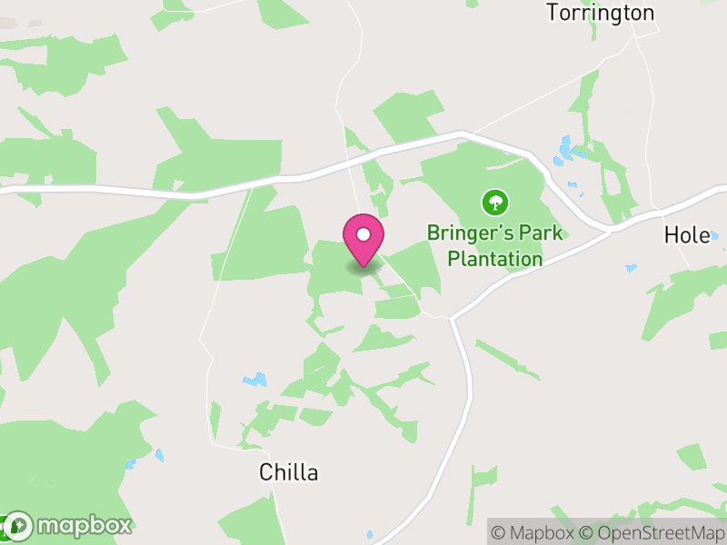 Map of Black Torrington, Torridge