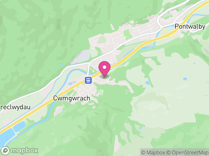 Map of Blaengwrach, Neath Port Talbot