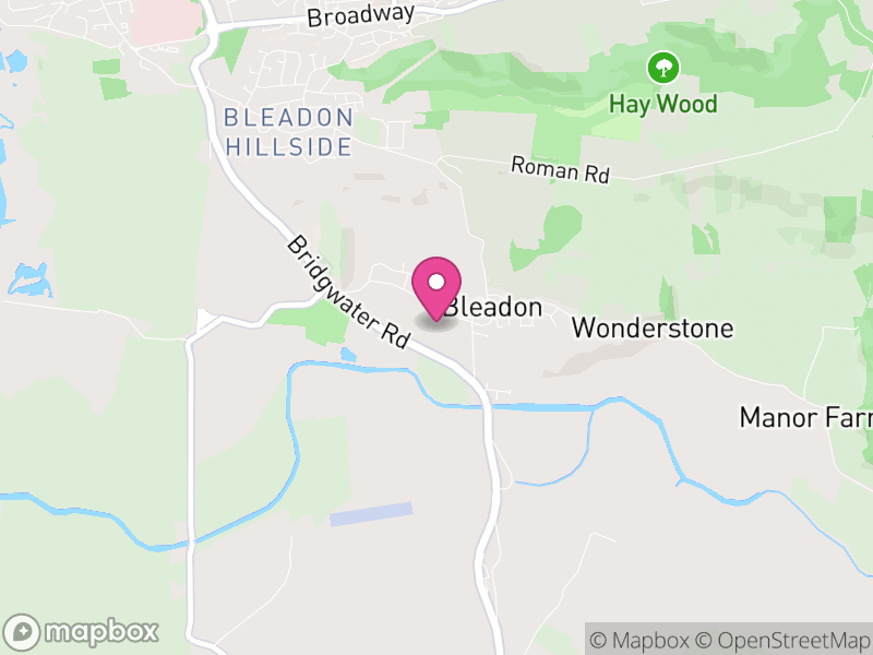 Map of Bleadon, North Somerset