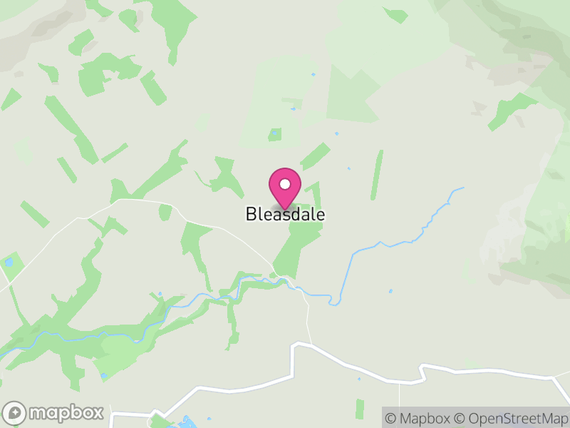 Map of Bleasdale, Wyre