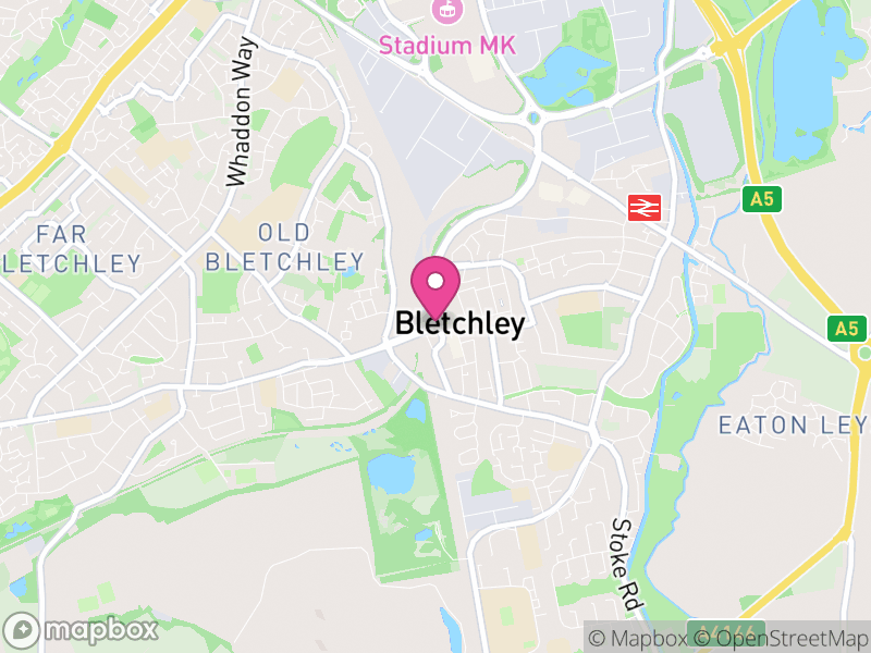 Map of Bletchley