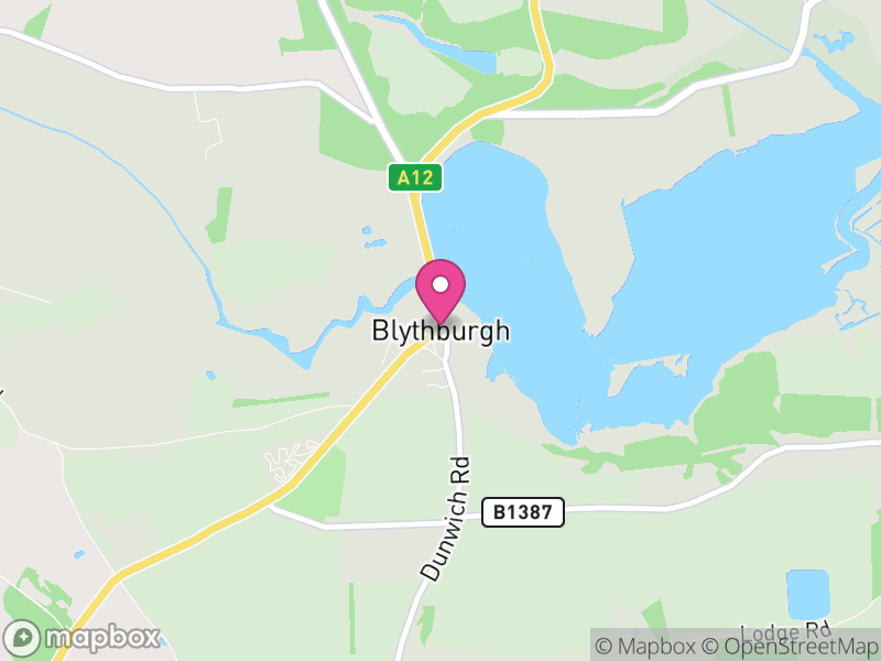 Map of Blythburgh, East Suffolk