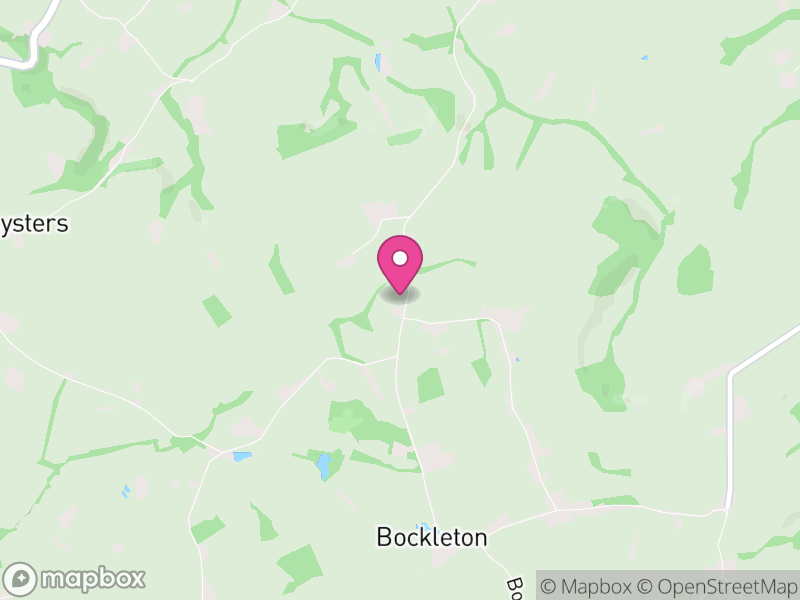 Map of Bockleton, Malvern Hills