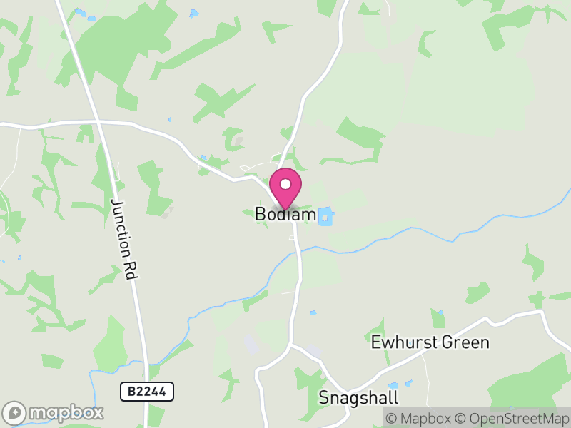 Map of Bodiam, Rother
