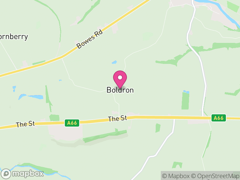 Map of Boldron, County Durham