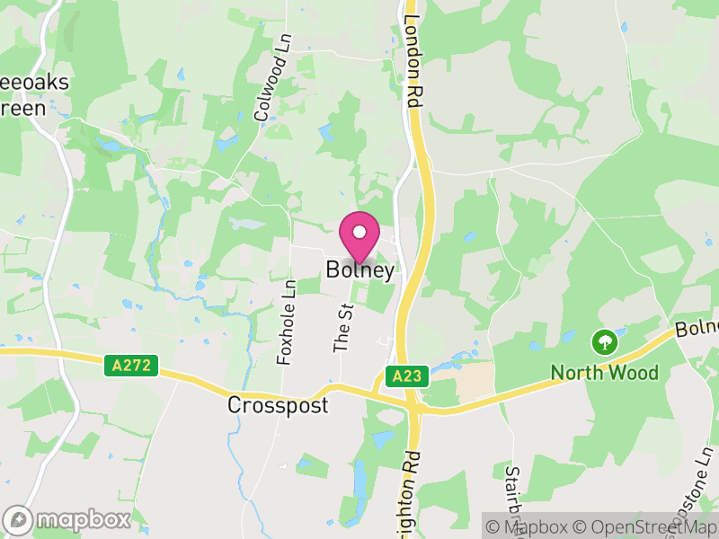 Map of Bolney, Mid Sussex