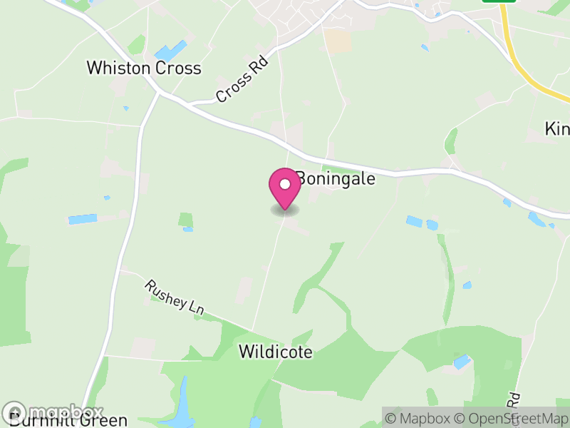 Map of Boningale, England