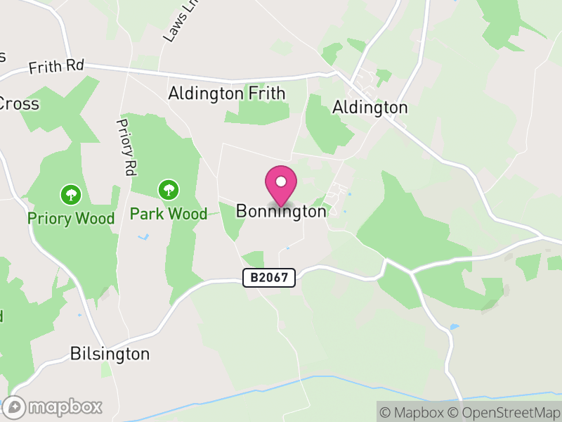 Map of Bonnington, Ashford