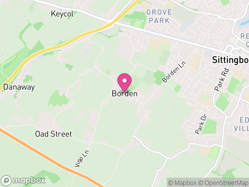 Map of Borden, Swale
