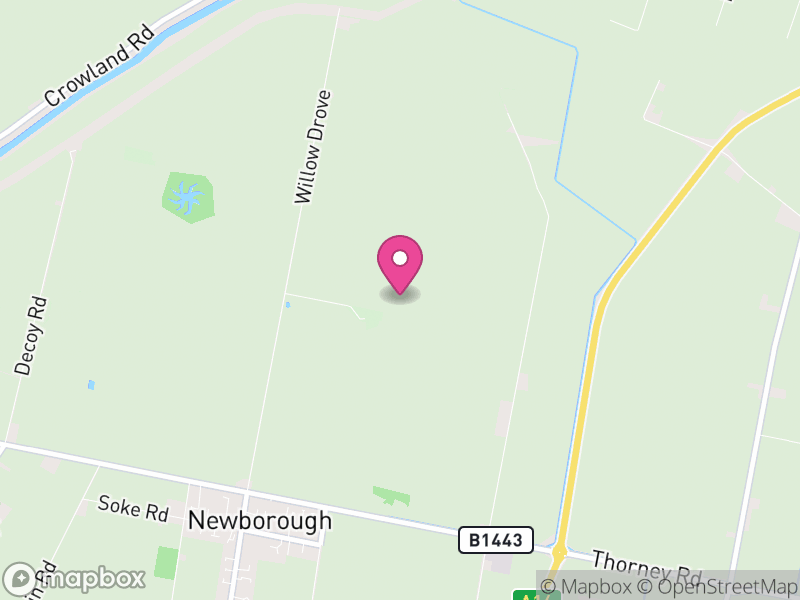 Map of Borough Fen, Peterborough