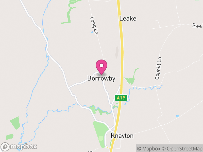 Map of Borrowby, North Yorkshire