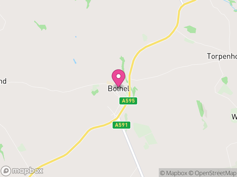 Map of Bothel and Threapland, Cumberland