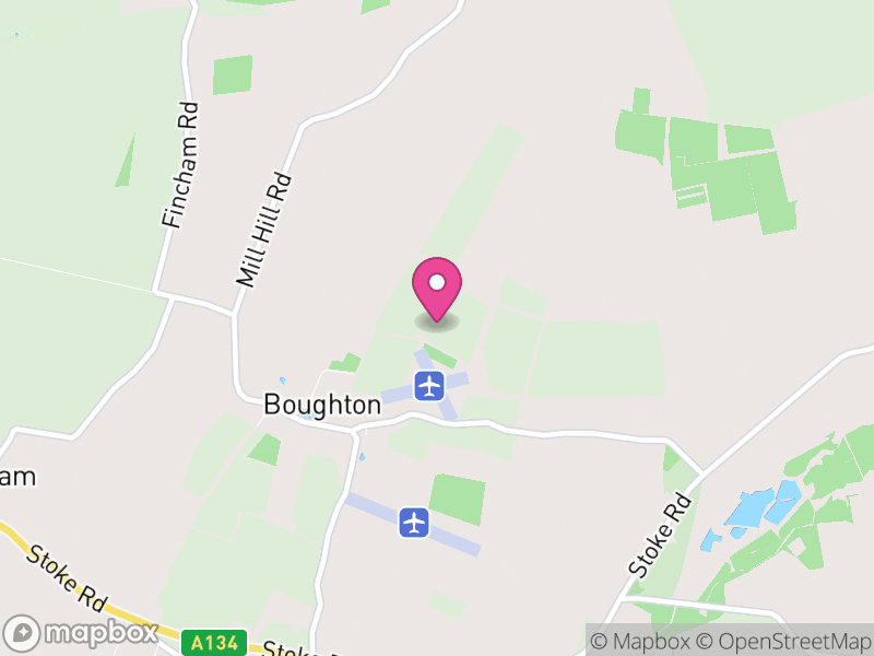 Map of Boughton, King's Lynn and West Norfolk