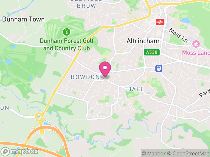 Map of Bowdon