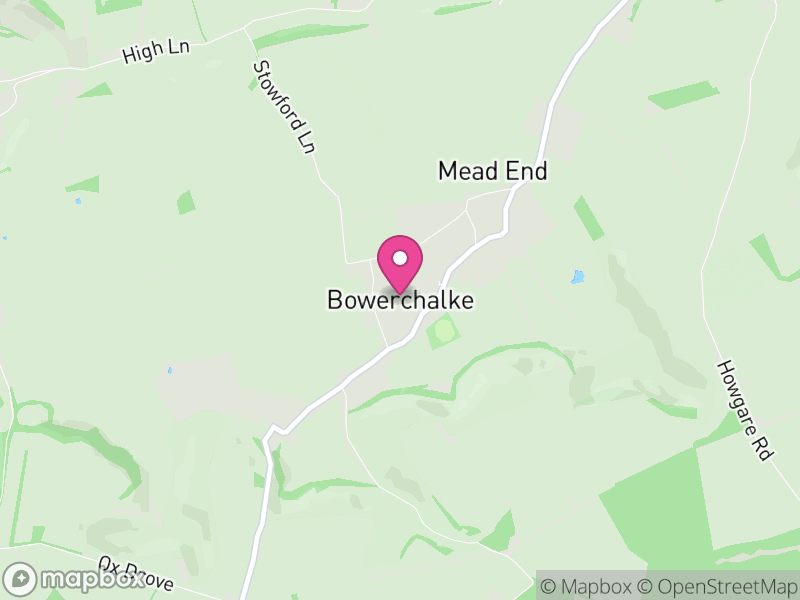 Map of Bowerchalke, Wiltshire
