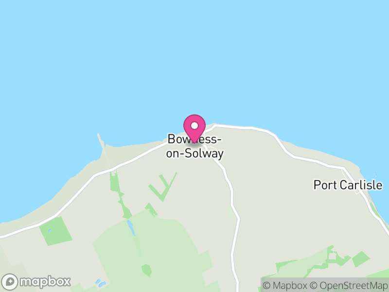 Map of Bowness, Cumberland