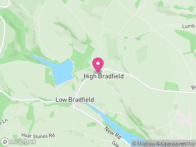 Map of Bradfield, Sheffield