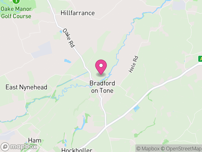 Map of Bradford-on-Tone, Somerset