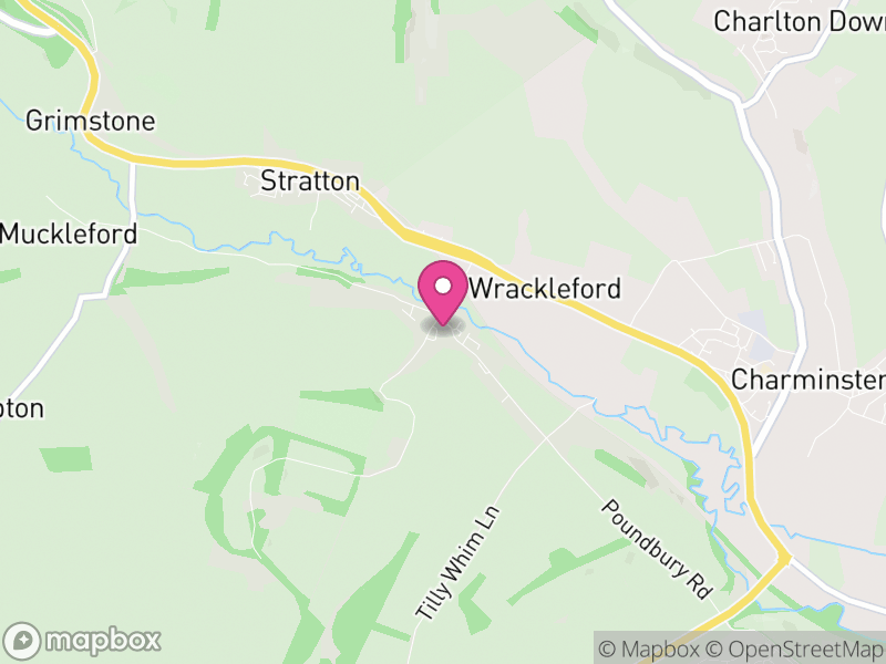 Map of Bradford Peverell, Dorset