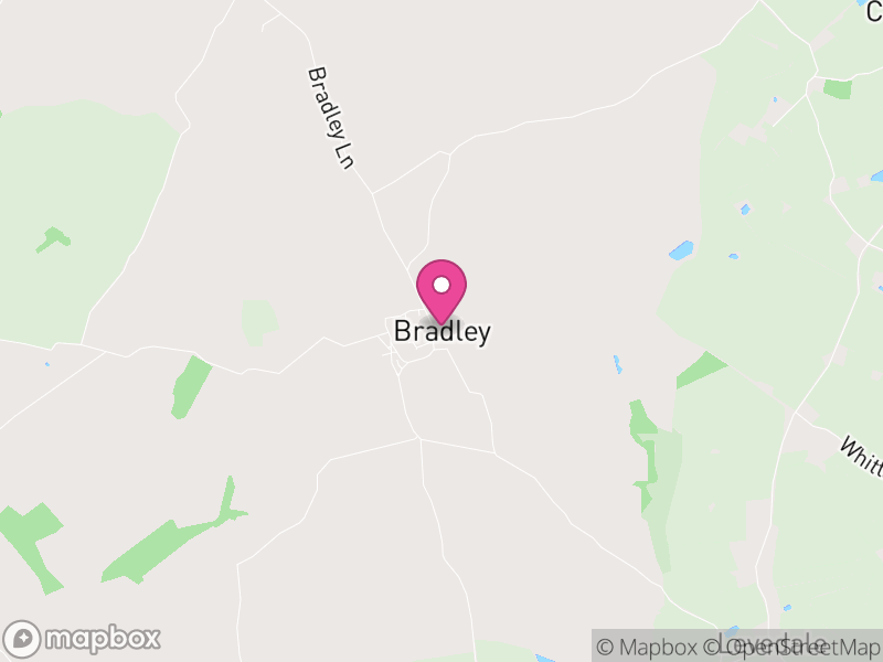 Map of Bradley, Stafford
