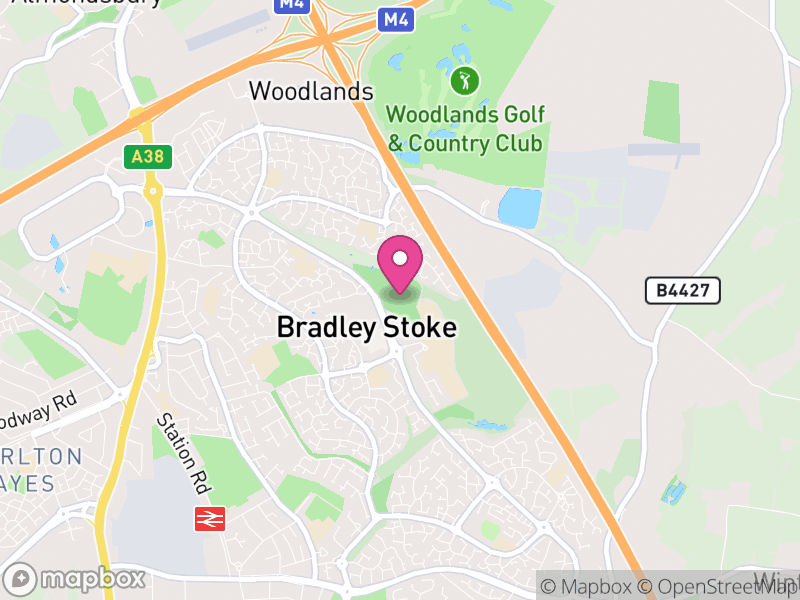 Map of Bradley Stoke, South Gloucestershire