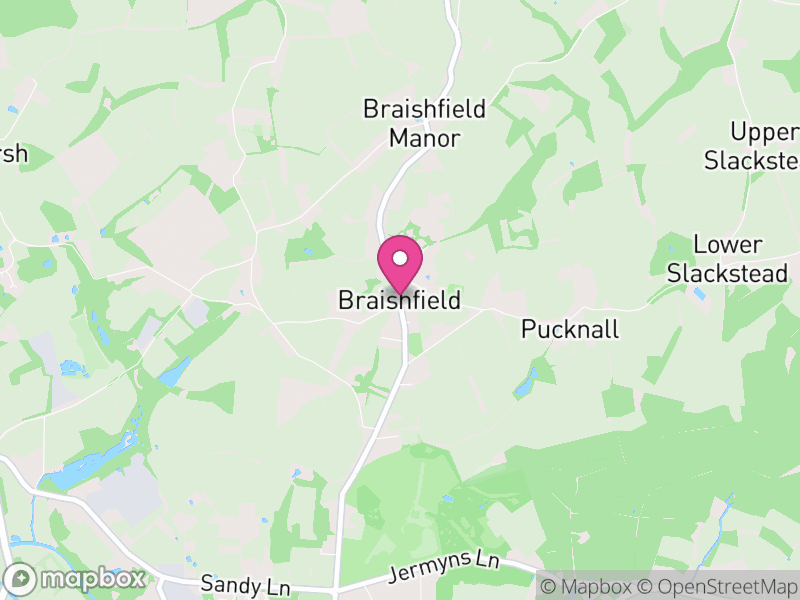 Map of Braishfield, Test Valley