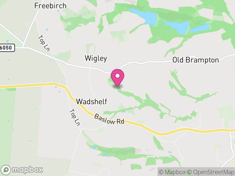 Map of Brampton, North East Derbyshire