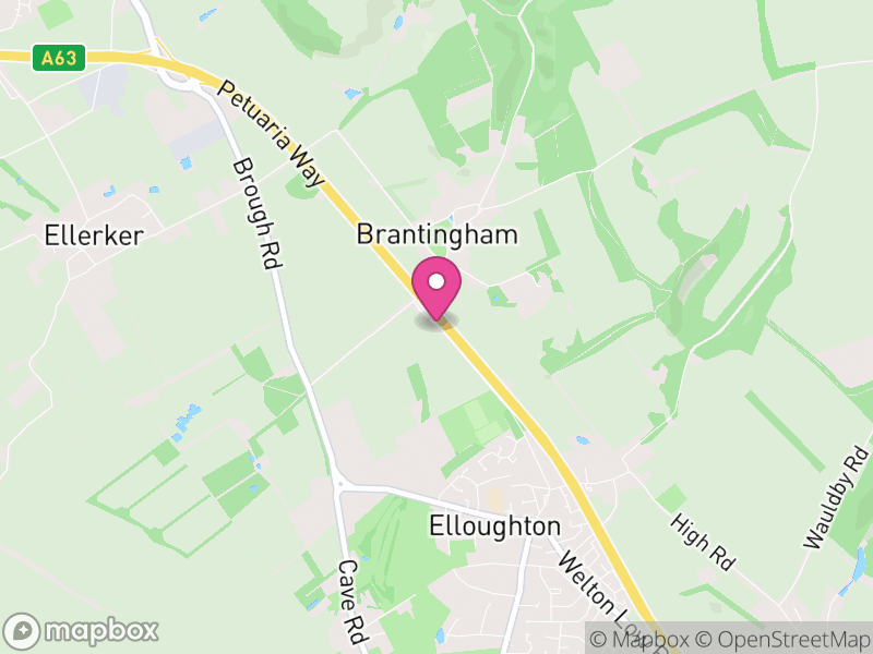Map of Brantingham, East Riding of Yorkshire