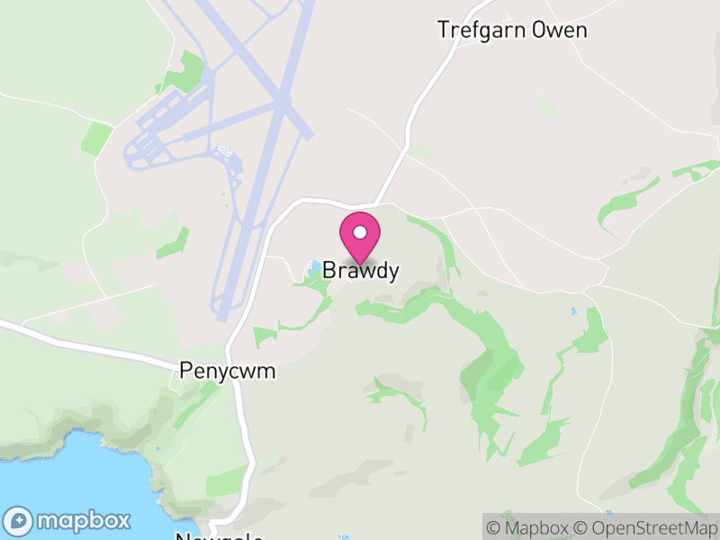 Map of Brawdy, Pembrokeshire