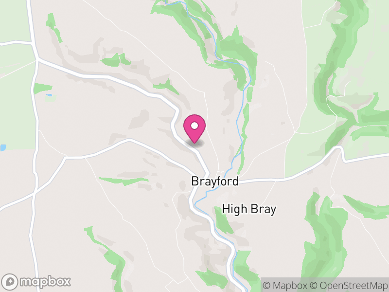 Map of Brayford, North Devon