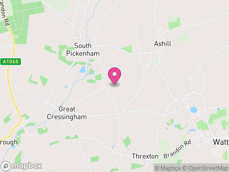 Map of Breckland, Norfolk