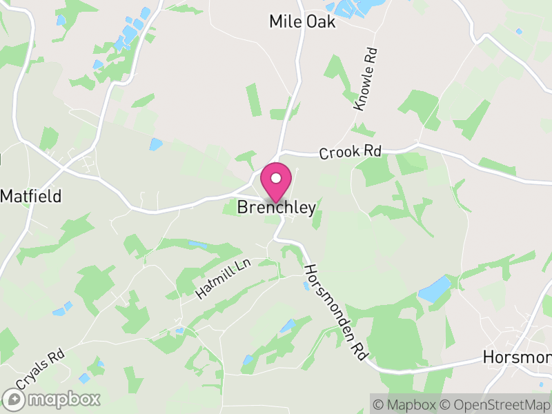 Map of Brenchley, Tunbridge Wells