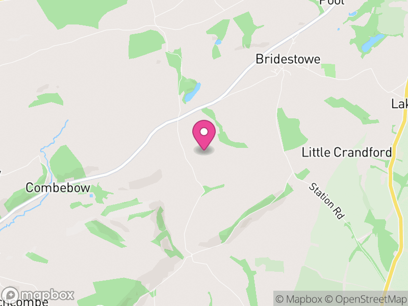 Map of Bridestowe, West Devon