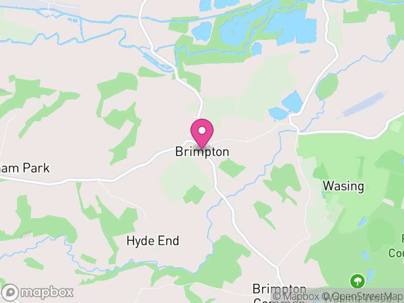 Map of Brimpton, West Berkshire